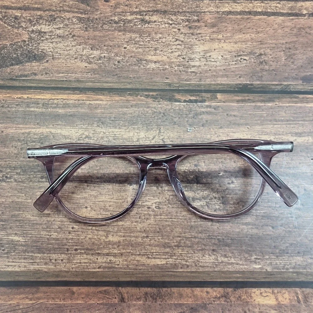Warby Parker Madeleine M 632 Translucent Purple Cat Eye Eyeglasses 50-19-140